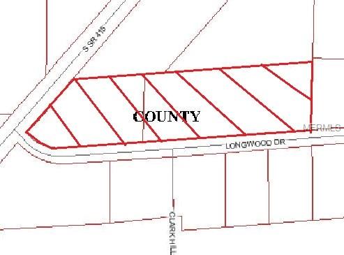 Property boundary map with lines and text.