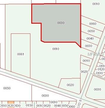 A map showing the location of a property.