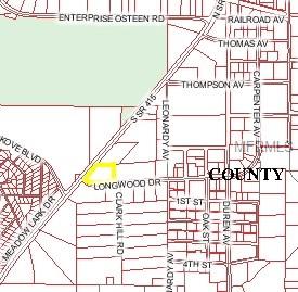 Map of Longwood Dr and surrounding streets.