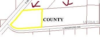 Property map with yellow highlighted area.