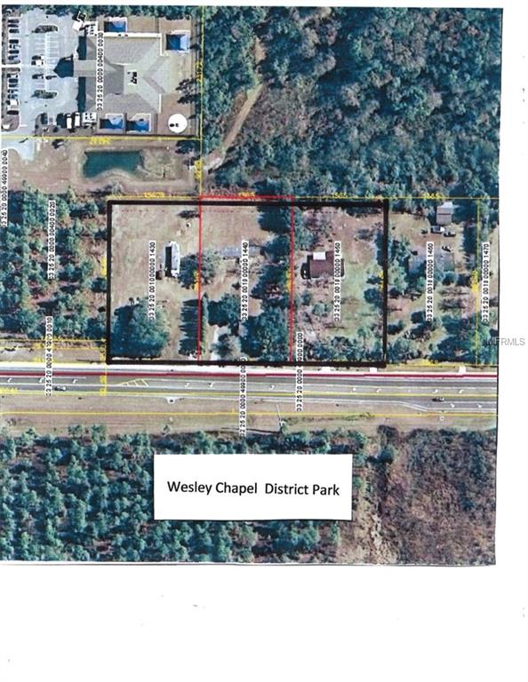 Aerial view of Wesley Chapel District Park.