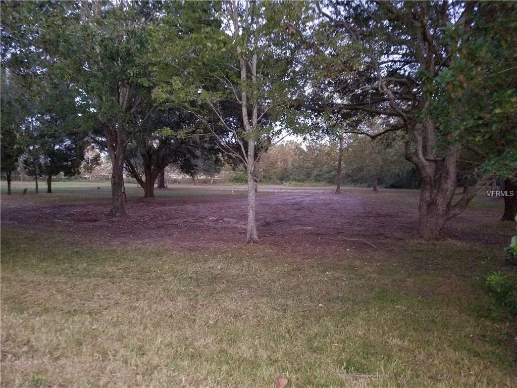 A grassy field with trees in the background.