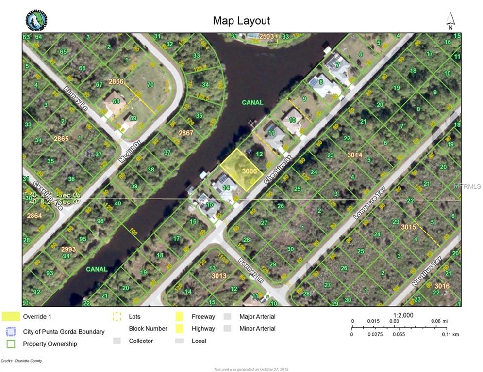 Map of Punta Gorda property ownership.