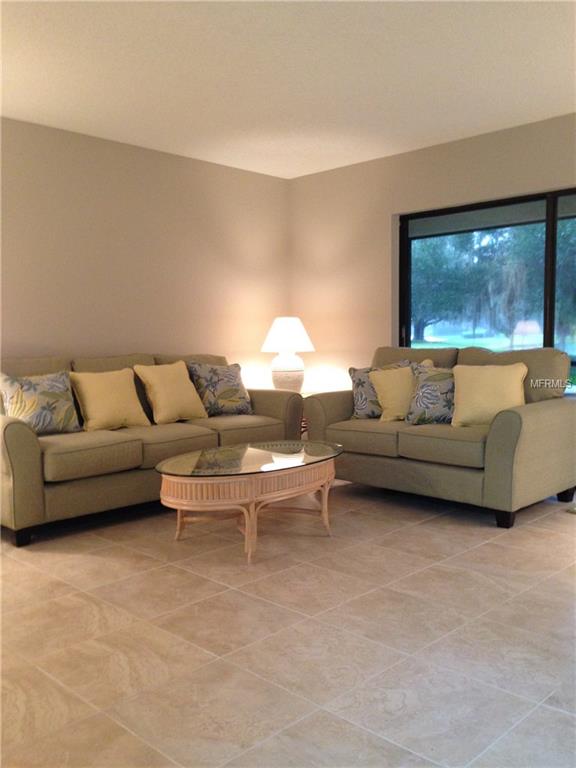 Living room with two couches and a coffee table.