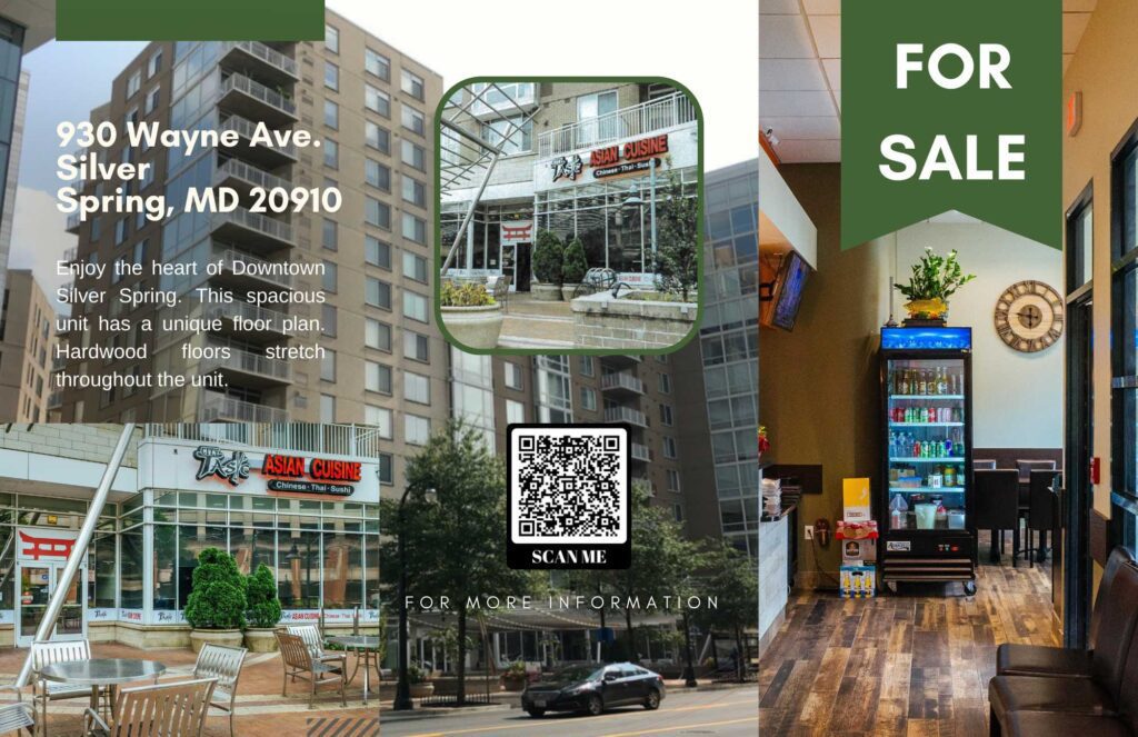 Downtown Silver Spring condo for sale.