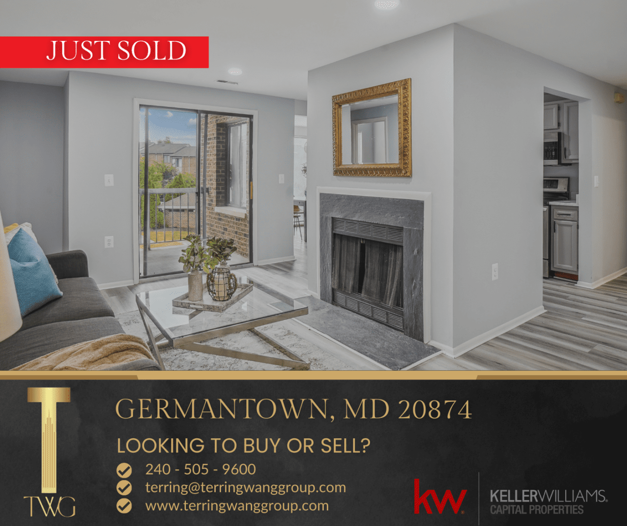 Just sold home in Germantown, MD.