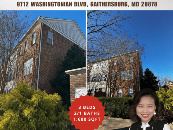 Townhouse for sale in Gaithersburg, MD.