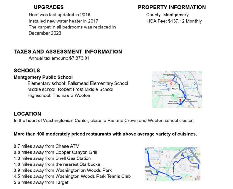 Map showing Montgomery Public School location.