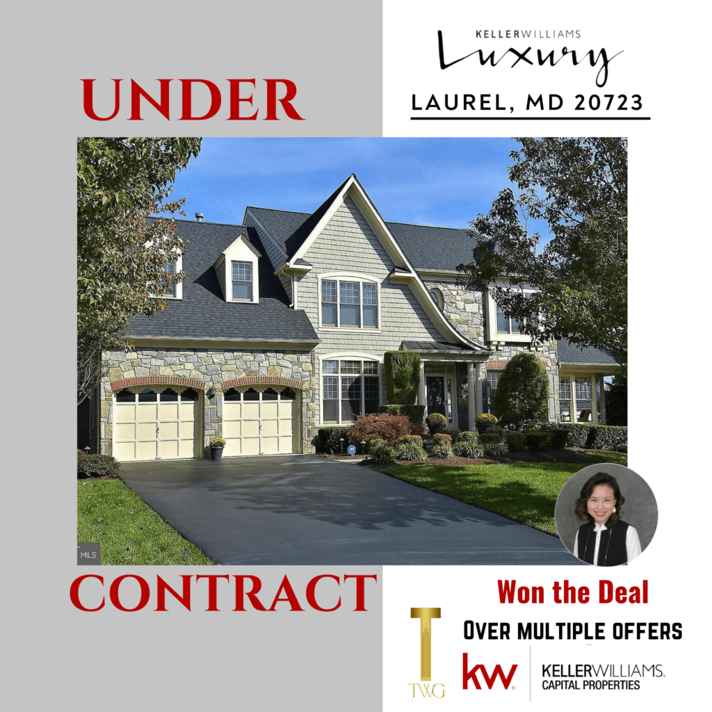 House under contract, won multiple offers.