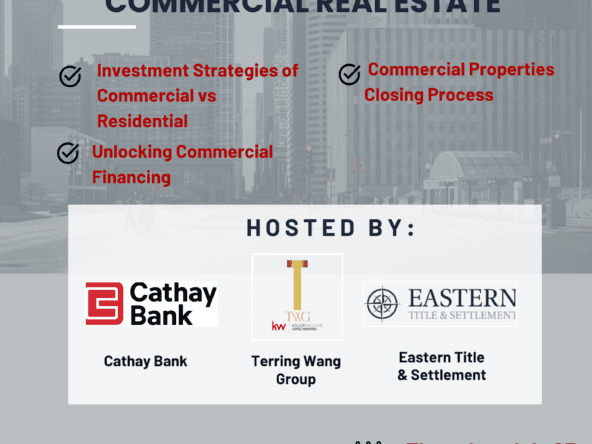 Commercial real estate investment workshop.