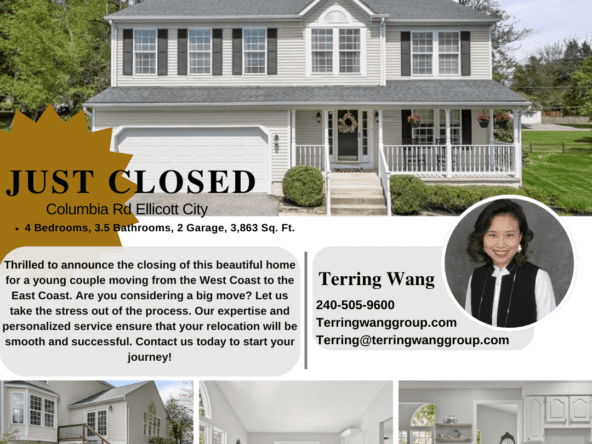 Just closed home in Ellicott City, MD.
