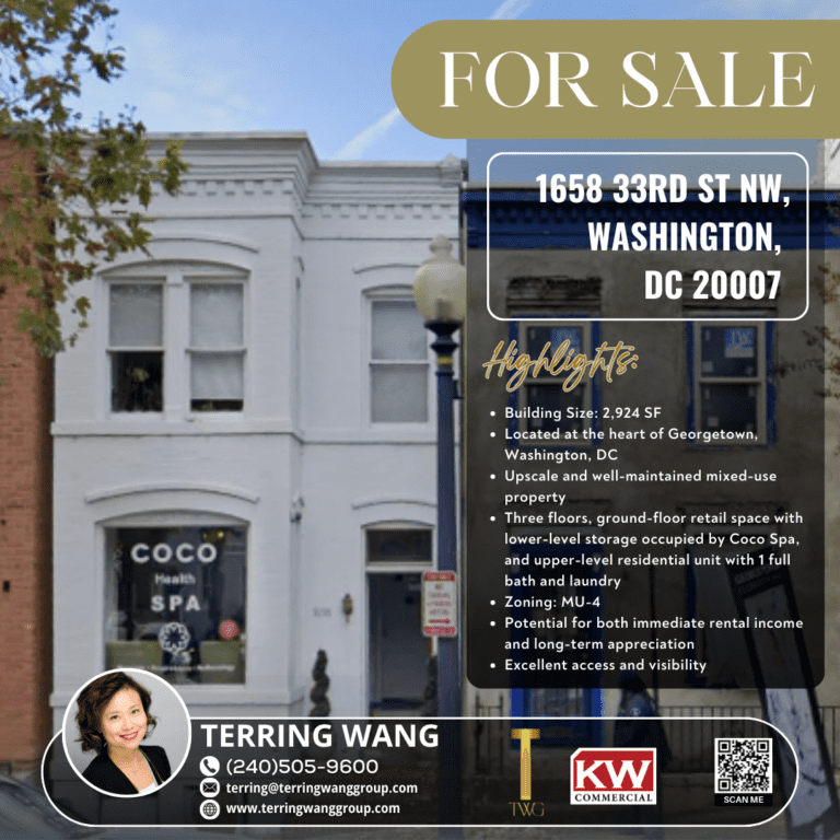 For Sale: Georgetown Mixed-Use Property.