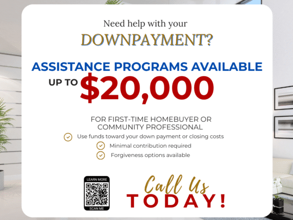 Assistance programs available up to $20,000.